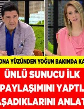 ÜNLÜ SUNUCU YAŞADIKLARINI ANLATTI