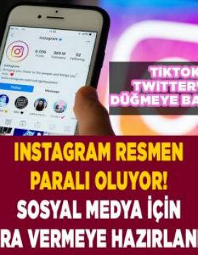Instagram paralı oluyor