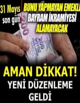 YENİ DÜZENLEME GELDİ HERKESİ İLGİLENDİRİYOR!