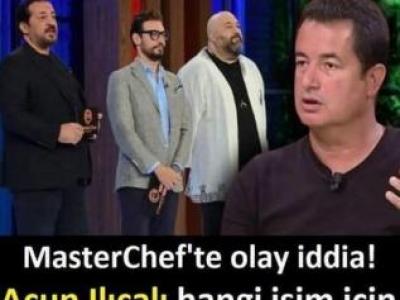 MasterChef’te olay iddia