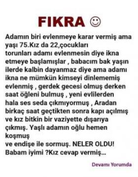 75 yaşında evlenme