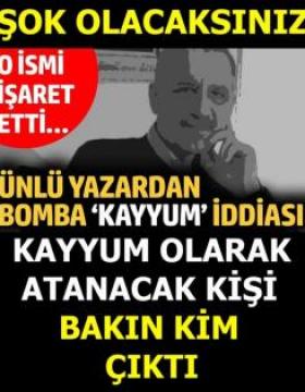 Kayyum Atanacak Kişi Bakın Kim Çıktı