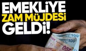 Emekliye zam müjdesi geldi