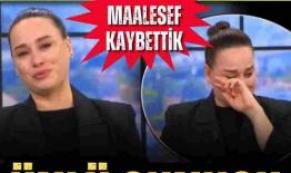 Canlı yayında ağlayarak duyurdu