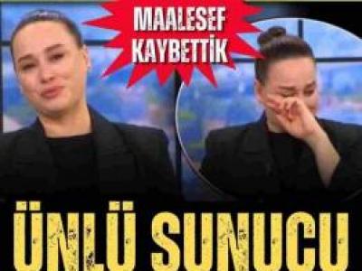 Canlı yayında ağlayarak duyurdu