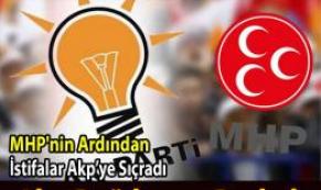 MHP’den sonra AK Parti’de de istifa