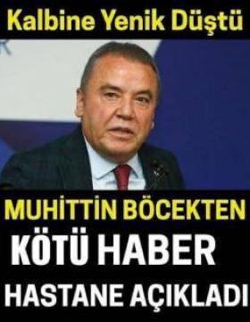 muhittin böcekten kötü haber