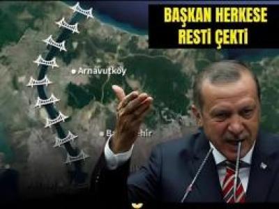 Başkan herkese resti çekti.