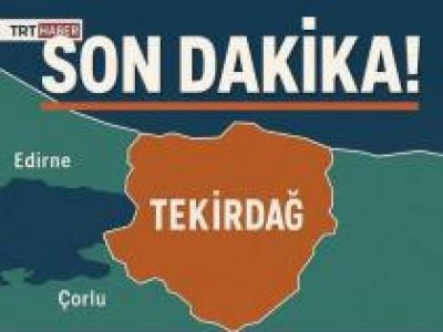 Tekirdağ'dan kötü haber