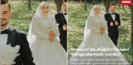 Giresun'da düğünde damadın yengesi