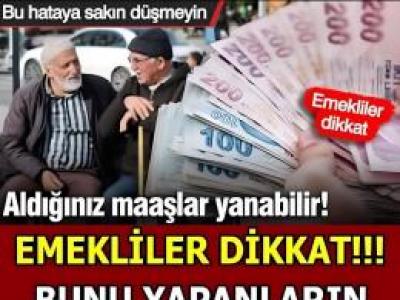 Emekliler Dikkat