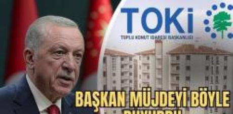 erdoğan müjdeyi verdi