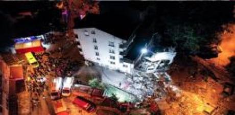 yıkılan binaların sayısı