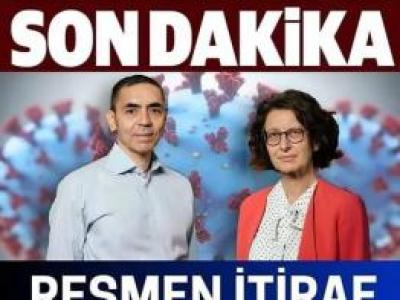 resmen itiraf etti