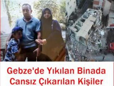 Gebze'de yıkılan Bina