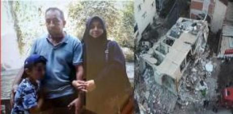 Gebze'de yıkılan Bina 