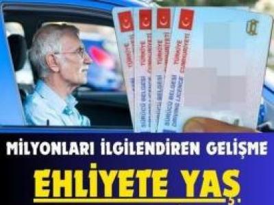 Ehliyete Yaş Sınırlamasımı Geliyor