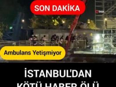 İstanbul’dan az önce yaşandı.