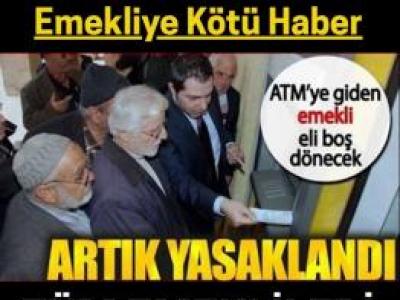 tüm emeklileri kapsıyor artık yasak