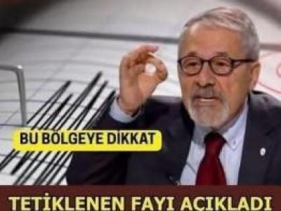 Naci Görür Özellikle fayın ilk kırılacağı yeri ve etkileyeceği ili açıkladı.