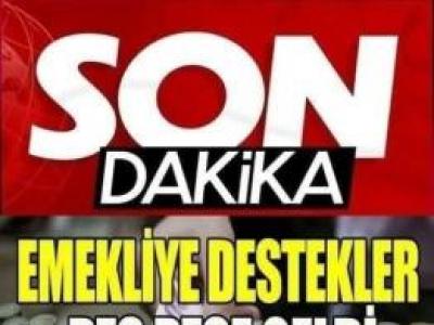 Eme'kliye destekler peş peşe geldi