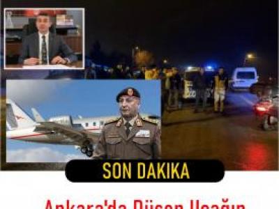 Ankara'da düşen Uçak 