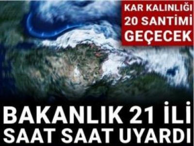 Kutup soğukları Türkiye’ye girdi