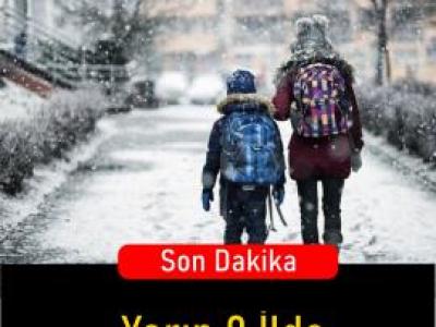 Kar Yağışı Okullar Tatil