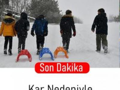 Kar Yağışı Okullar Tatil