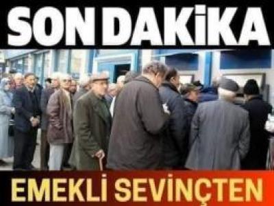 EmeklininYeni Maaşları Belli Oldu