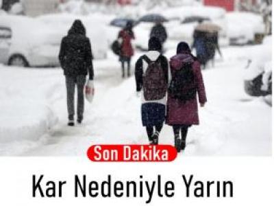 Kar Yağışı Okullar Tatil