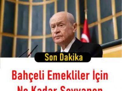 bahçeli emekliler için ne kadar zam istedi