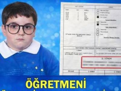 Öğrencinin Karnesine Öyle Bir Not Yazdı ki