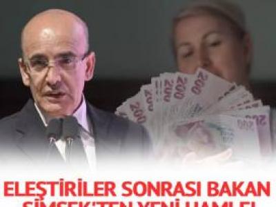 Eleştiriler sonrası Bakan Şimşek'ten yeni hamle! 