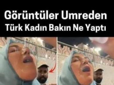 Görüntü Umreden! Bakışlar Olay Oldu
