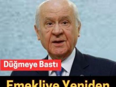 Bahçeli’den Emekliler İçin Mesaj