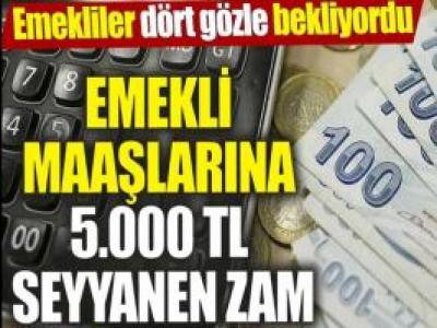 Emekli ve asgari ücretliler dikkat