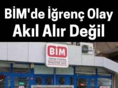 markette akıl alacak iş değil