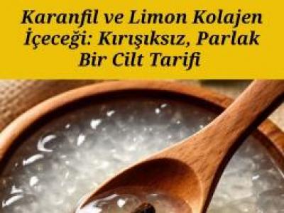 Kolajen İçeceği Kırışıksız Parlak Bir Cilt