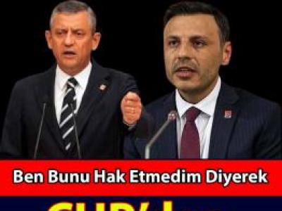 CHP'de bir istifa daha!