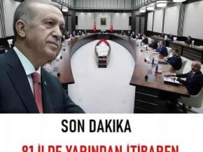 81 il valiliğine gönderildi