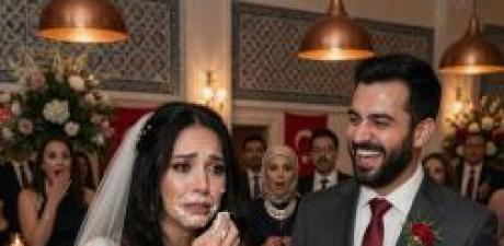 Düğünde Yüzünü Pastaya Gömme