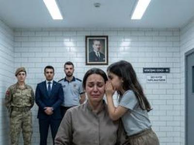 Selma yavaşça annesinin kulağına doğru