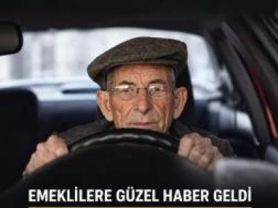 Emeklilere müjdeli haber.