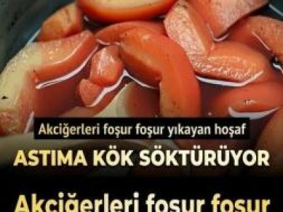 Ciğerleri temizliyor, astım ve bronşite kök söktürüyor