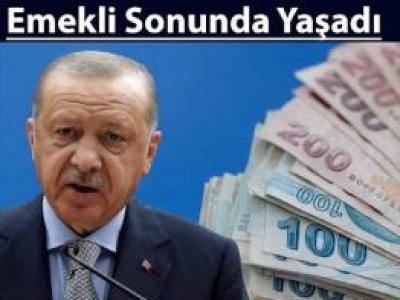 Az önce açıkladı.