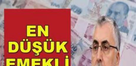 En düşük emekli aylığı belli oldu