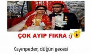 kayınpeder düğün gecesi