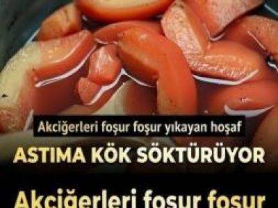 Ciğerleri temizliyor, astım ve bronşite kök söktürüyor