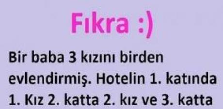 Bir baba 3 kızını birden